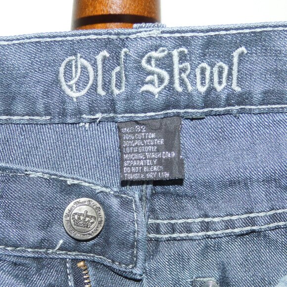 Old Skool Straight Leg Shiny Denim Jeans - Picture 4 of 7